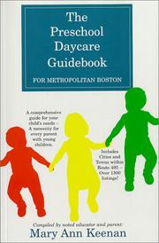 Preschool Daycare Guidebook For Metropolitan Boston by Keenan