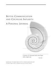 Cover of: Better communication and cochlear implants by Donna S. Wayner, Donna S. Wayner