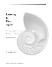 Cover of: Learning to Hear Again | Donna S. Wayner