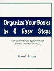 Cover of: Organize Your Books In 6 Easy Steps | Donna M. Murphy