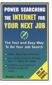 Cover of: Power Searching The Internet For Your Next Job