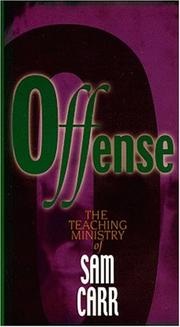 Cover of: Offense by Sam Carr