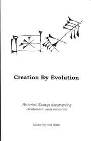 Cover of: Creation By Evolution