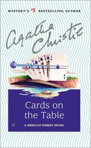 Cover of: Cards on the table by Agatha Christie
