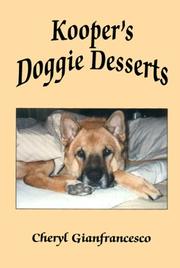 Front cover of Kooper's Doggie Desserts by Unknown
