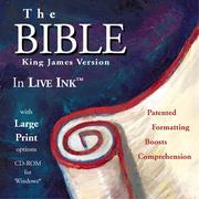 Cover of: The BIBLE in LIVE INK(tm).  Patented Formatting Boosts Comprehension. With Large Print Options. A CD-ROM for Windows(R).