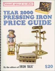 Cover of: Year 2000 Pressing Iron Price Guide