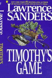 Cover of: Timothy's Game by Lawrence Sanders