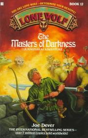 Cover of: The Masters of Darkness (Lone Wolf, No 12) by Joe Dever