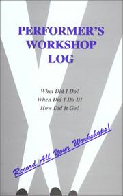 Cover of: Performer's Workshop Log