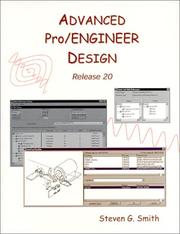 Cover of: Advanced Pro/ENGINEER Design: Release 20