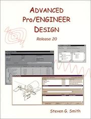 Cover of: Advanced Pro/ENGINEER Design by Steven G. Smith