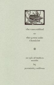 Cover of: The Emeraldiad or The Green Lake Classicist: An Epic of Modern Seattle