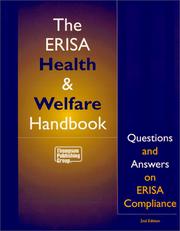 Cover of: The ERISA Health & Welfare Handbook by Terry Humo