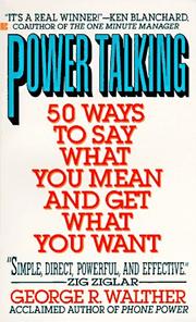 Cover of: Power Talking by George R. Walther