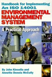 Cover of: Handbook for Implementing an ISO 14001 Environmental Management System  | John Kinsella
