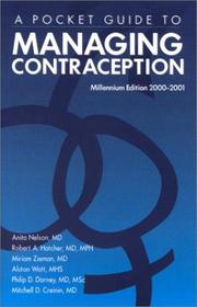Cover of: A Pocket Guide To Managing Contraception 2000-2001