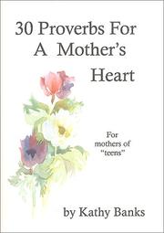 Cover of: 30 Proverbs For A Mother's Heart