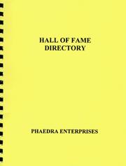 The Hall of Fame Directory by Dave Blevins