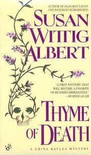 Thyme of Death (China Bayles 1)