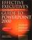 Cover of: Effective Executive's Guide to PowerPoint 2000