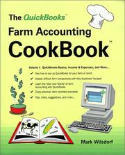 Cover of: The QuickBooks Farm Accounting Cookbook