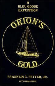 Cover of Orion's Gold by 