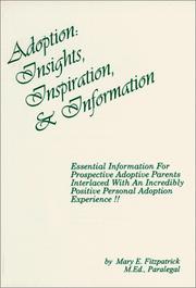 Cover of: Adoption: Insights, Inspiration & Information