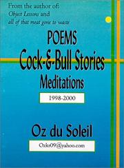 Cover of: Poems, Cock-&-Bull Stories, and Meditations