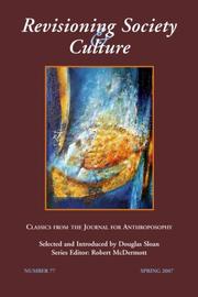 Cover of: Revisioning Society & Culture (Classic Articles from The Journal for Anthroposophy) by Douglas Sloan