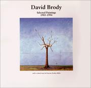 Cover of: David Brody, Selected Paintings 1985-1994