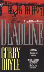 Cover of: Deadline (A Jack McMorrow Mystery)