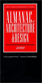 Cover of: Almanac of Architecture and Design 2000 (Almanac of Architecture & Design) by James P. Cramer