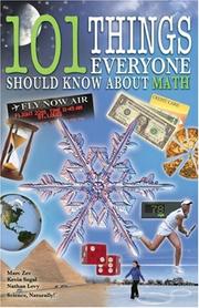 Cover of: 101 Things Everyone Should Know About Math by Marc Zev