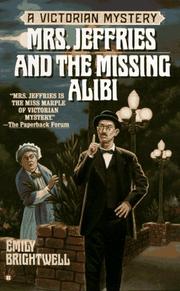 Cover of: Mrs. Jeffries and the Missing Alibi (Victorian Mystery)