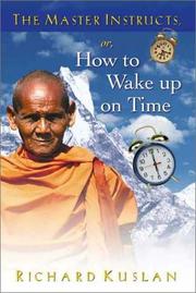 Cover of: The Master Instructs, or, How to Wake Up on Time
