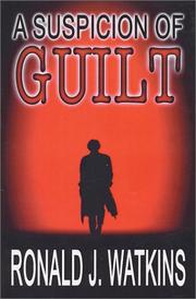 Cover of: A Suspicion of Guilt