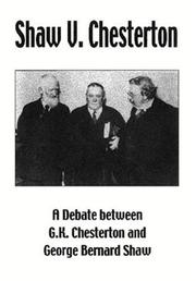 Cover of: Shaw Versus Chesterton by George Bernard Shaw