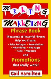 Cover of: Marketing Phrase Book