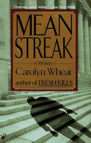 Cover of: Mean Streak (Cass Jameson Legal Mysteries)