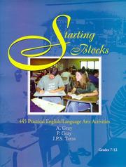 Cover of: Starting Blocks:  445 Practical English/Language Arts Activities