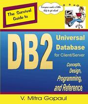 Cover of: DB2 Universal Database for Client/Server. (Concepts, Design, Programming, and Reference)