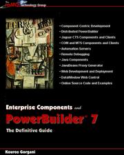 Cover of: Enterprise Components and PowerBuilder 7, The Definitive Guide