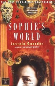 Cover of: Sophie's world by Jostein Gaarder