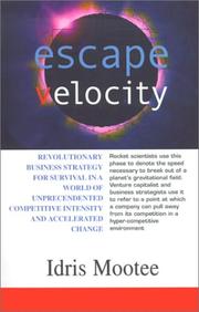 Cover of: Escape Velocity | Idris Mootee