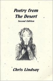 Poetry from The Desert by Christopher Lindsay