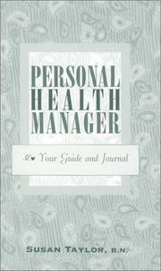 Cover of: Personal Health Manager : Your Guide and Journal