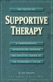 Cover of: Tactics of Supportive Therapy