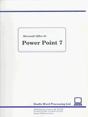 Cover of: Powerpoint 7 for Microsoft Office 95: Student Training Manual