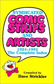 Syndicated Comic Strips and Artists, 1924-1995 by Dave Strickler